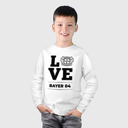 Лонгслив хлопковый детский Bayer 04 Love Классика, цвет: белый — фото 2