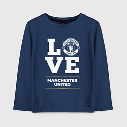 Детский лонгслив Manchester United Love Classic