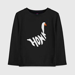 Детский лонгслив Honk White Гусь Белый