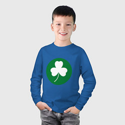Лонгслив хлопковый детский Celtics Style, цвет: синий — фото 2