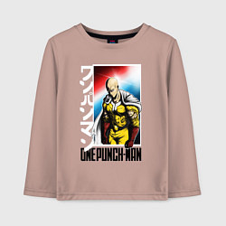 Детский лонгслив Saitama - onepunch man