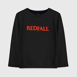 Детский лонгслив Redfall logo