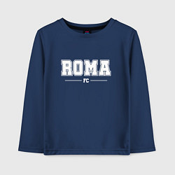 Детский лонгслив Roma Football Club Классика