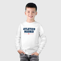 Лонгслив хлопковый детский Atletico Madrid FC Classic, цвет: белый — фото 2