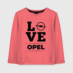 Детский лонгслив Opel Love Classic