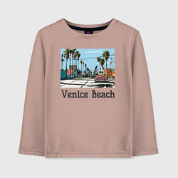 Детский лонгслив Los Angeles Venis Beach