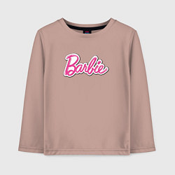 Детский лонгслив Barbie logo