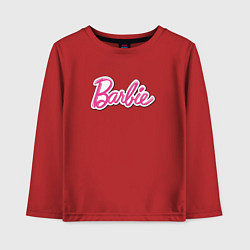 Детский лонгслив Barbie logo