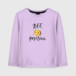 Детский лонгслив Bee positive