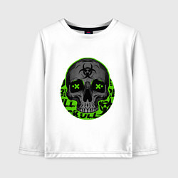 Детский лонгслив SKULL TOXIC