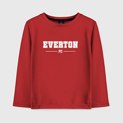 Детский лонгслив Everton Football Club Классика