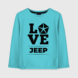 Детский лонгслив Jeep Love Classic