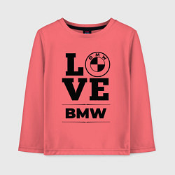 Детский лонгслив BMW love classic