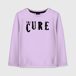 Лонгслив хлопковый детский The Cure лого, цвет: лаванда