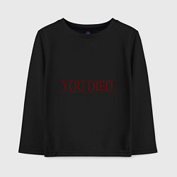 Детский лонгслив Dark Souls - You Died