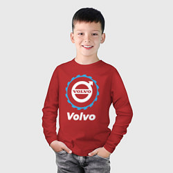 Лонгслив хлопковый детский Volvo в стиле Top Gear, цвет: красный — фото 2