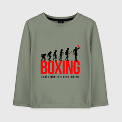 Детский лонгслив Boxing evolution