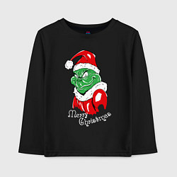 Детский лонгслив Merry Christmas, Santa Claus Grinch