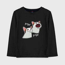 Детский лонгслив Popcat