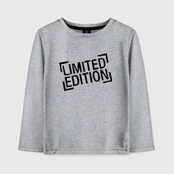 Детский лонгслив Limited edition - Minimalism