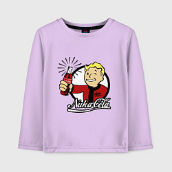 Лонгслив хлопковый детский Vault boy - nuka cola, цвет: лаванда