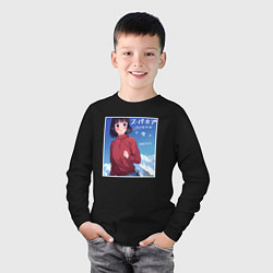 Лонгслив хлопковый детский Си Энива - Супер Каб, цвет: черный — фото 2