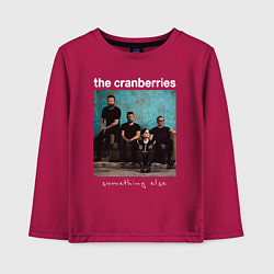 Лонгслив хлопковый детский The Cranberries rock, цвет: маджента