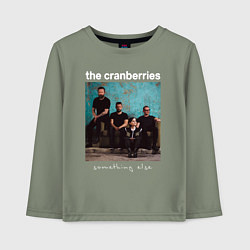 Лонгслив хлопковый детский The Cranberries rock, цвет: авокадо