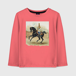 Детский лонгслив Николай II на коне на дворцовой площади