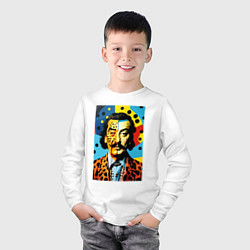 Лонгслив хлопковый детский Salvador Dali : Pop Art, цвет: белый — фото 2