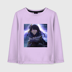 Лонгслив хлопковый детский Raiden love, цвет: лаванда