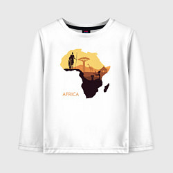 Детский лонгслив Africa