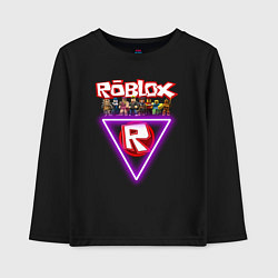 Лонгслив хлопковый детский Roblox, роблокс, цвет: черный