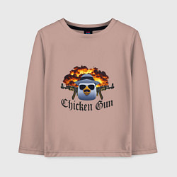 Детский лонгслив Chicken gun game