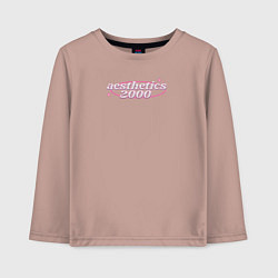 Детский лонгслив Aesthetics 2000