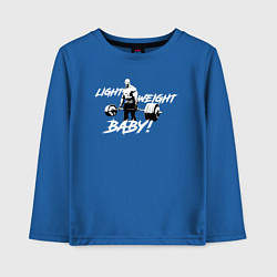 Лонгслив хлопковый детский Yeah buddy light weight, цвет: синий