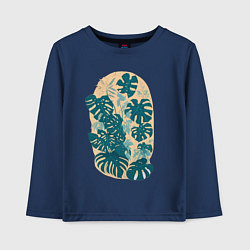 Детский лонгслив Монстера Стэндлиана