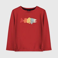 Детский лонгслив Color fish