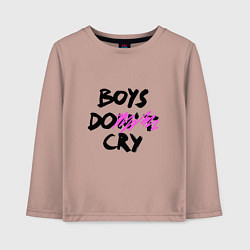 Детский лонгслив Boys dont cry