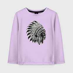 Детский лонгслив Индеец шаман