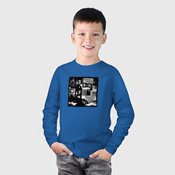 Лонгслив хлопковый детский Depeche Mode - 101 Pasadena, цвет: синий — фото 2