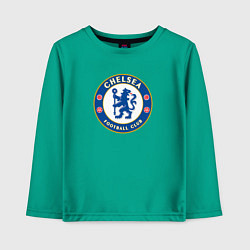 Лонгслив хлопковый детский Chelsea fc sport, цвет: зеленый