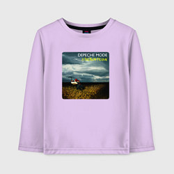 Лонгслив хлопковый детский Depeche Mode - A Broken Frame Album, цвет: лаванда