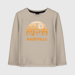 Детский лонгслив Nashville rock