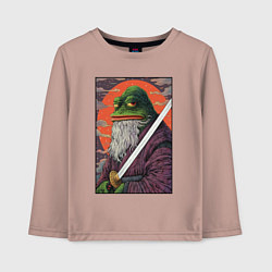 Детский лонгслив Pepe samurai