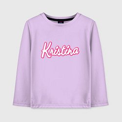 Детский лонгслив Кристина в стиле барби