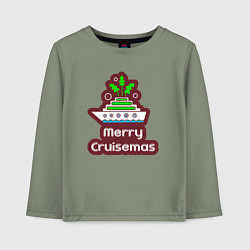 Детский лонгслив Merry cruismas