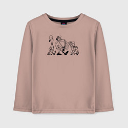 Детский лонгслив Доктор ливси идёт под фонк