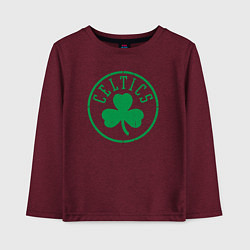 Детский лонгслив Boston Celtics clover