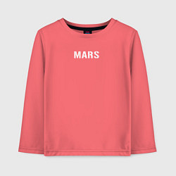 Лонгслив хлопковый детский Mars 30STM, цвет: коралловый